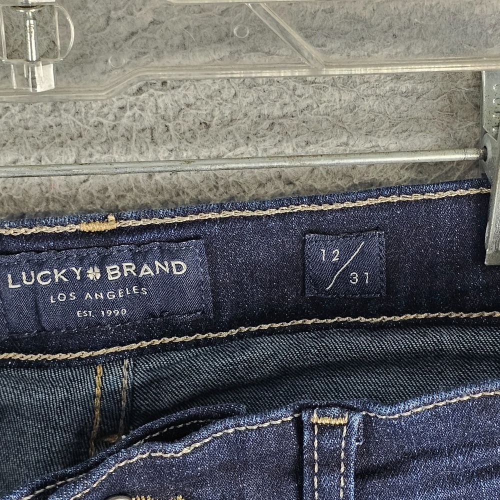 Lucky Brand Stevie Flare Jeans Women's 12/31 Denim 2-Way Stretch Boho‎ High Rise - Picture 9 of 11